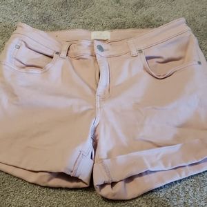 Caslon pink boyfriend short 30
